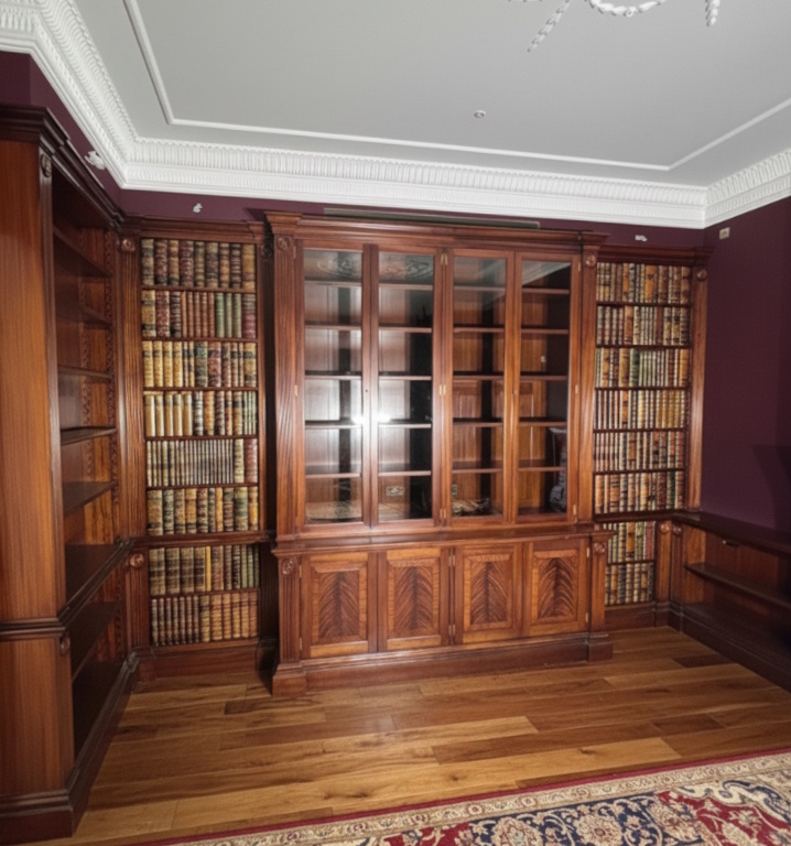 The Making of a Bespoke Traditional Mahogany Library